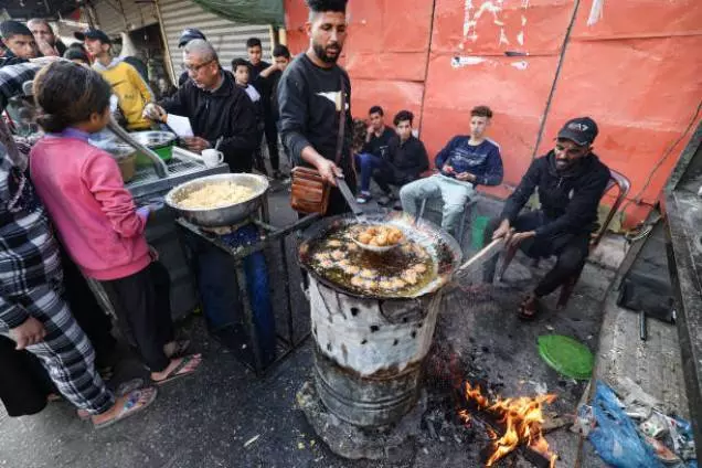 فلافل آوارگان در غزه...